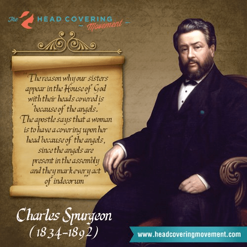 Charles Spurgeon 1 Corinthians 11 head coverings