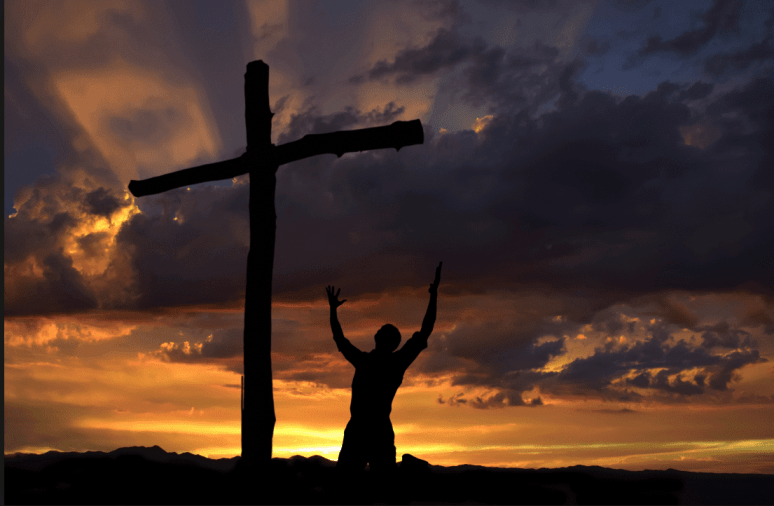 worship before the Cross